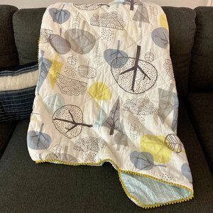 *EUC* Gorgeous Quilted Crib Blanket